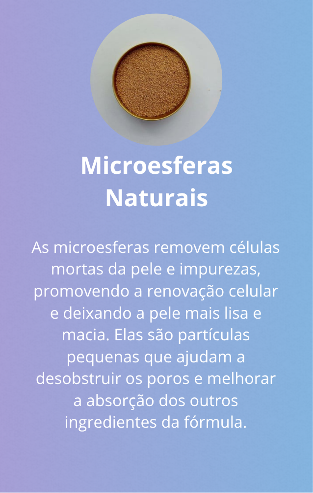 Microesferas Naturais banner